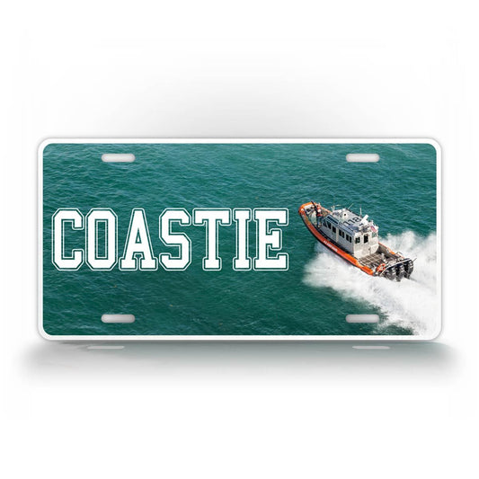 Coast Guard Veteran License Plate Coastie Boat USCG License Plate