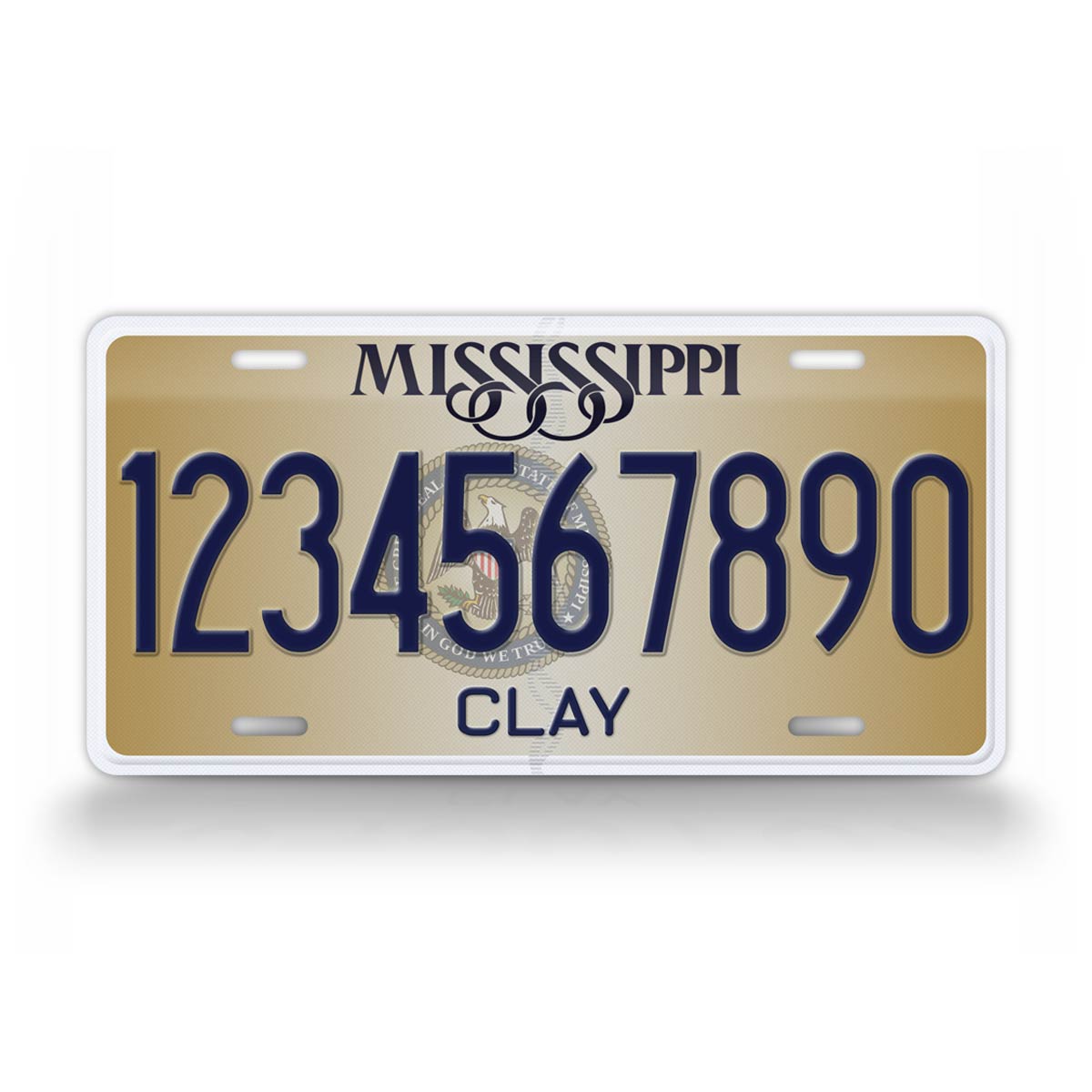 Personalized Mississippi Custom State License Plate
