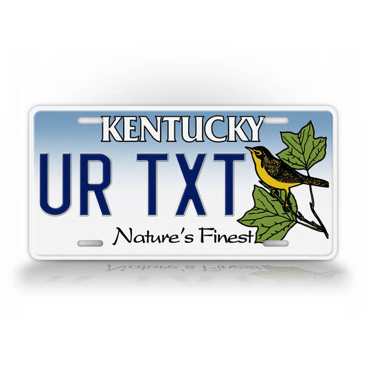 Personalized Kentucky "Natures Finest" License Plate