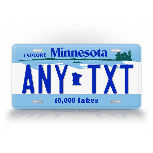 Personalized 1987-2008 Minnesota State License Plate