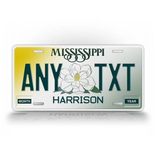 Personalized 1997-2002 Mississippi State License Plate