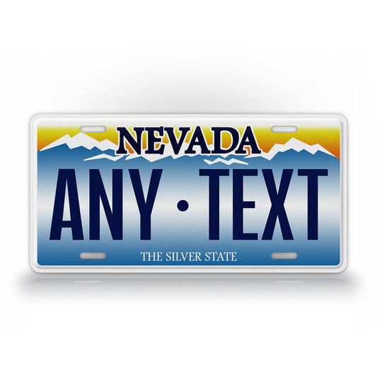 Personalized 2001-2015 Nevada State License Plate