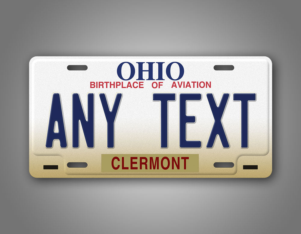 Custom 1997-2001 Ohio State License Plate