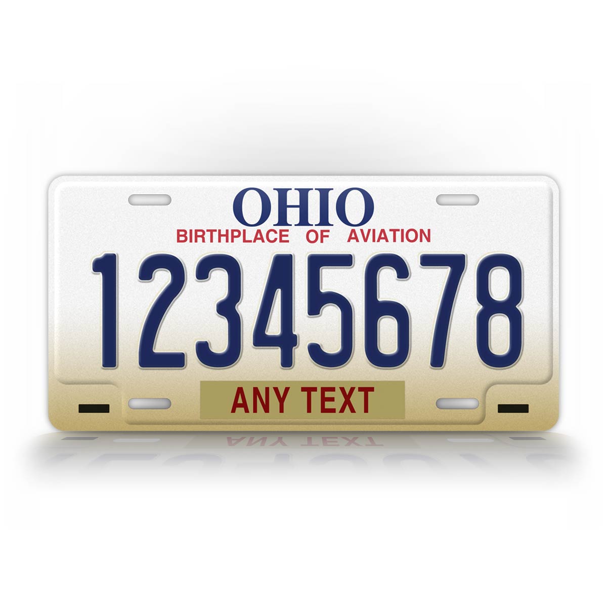 Custom 1997-2001 Ohio State License Plate