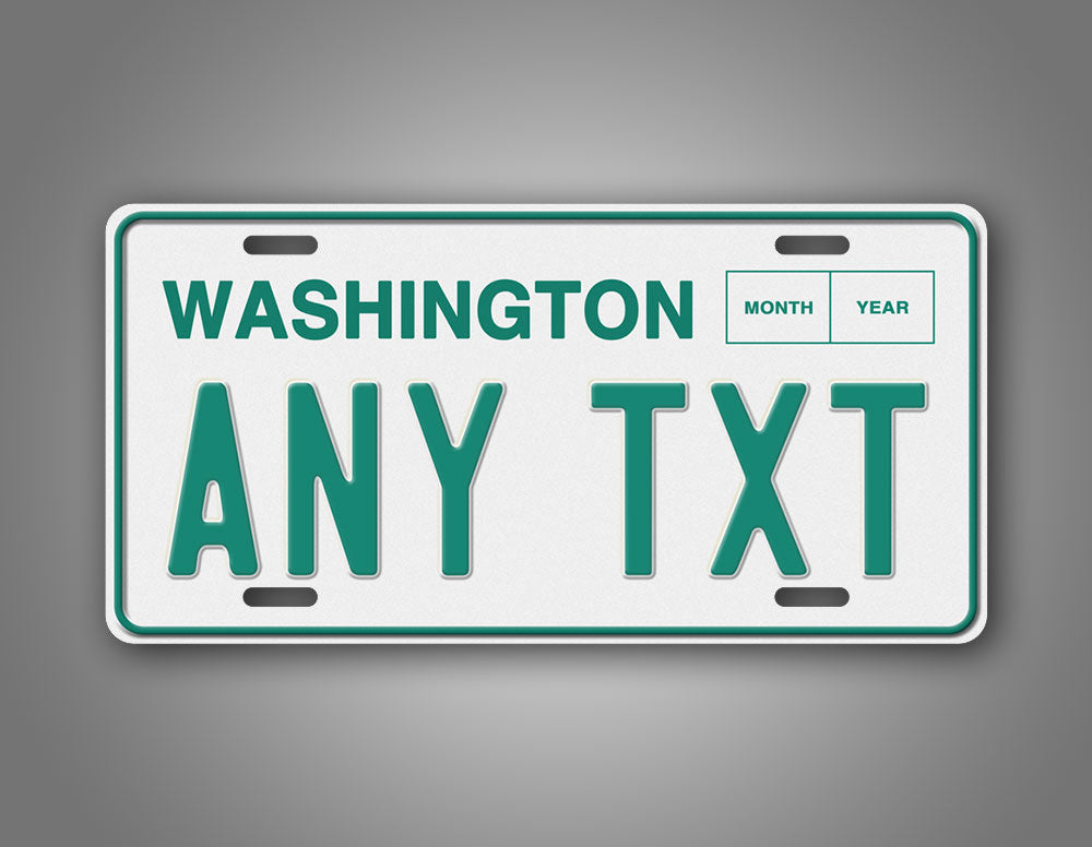 Personalized 1982-1986 Washington State License Plate
