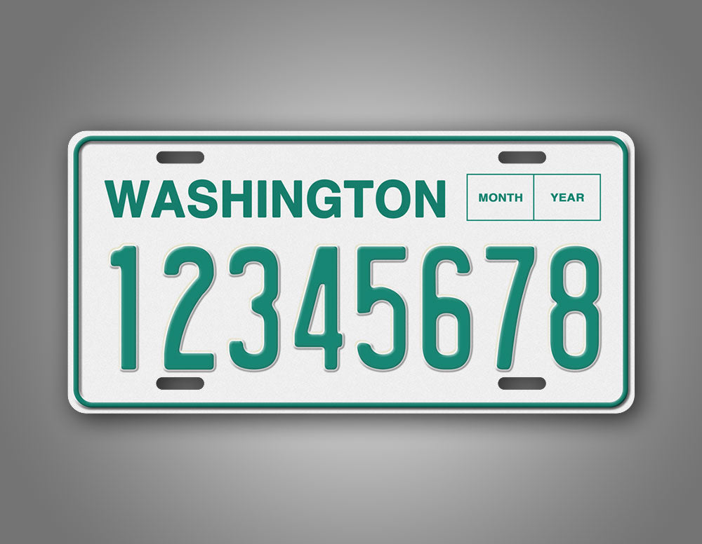 Personalized 1982-1986 Washington State License Plate