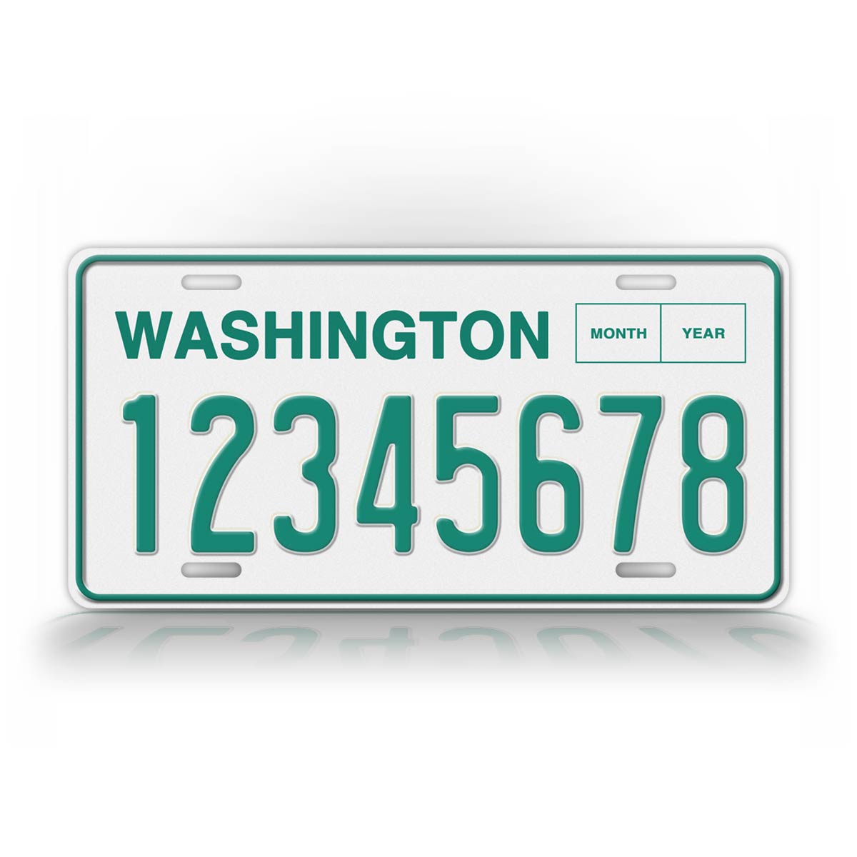 Personalized 1982-1986 Washington State License Plate