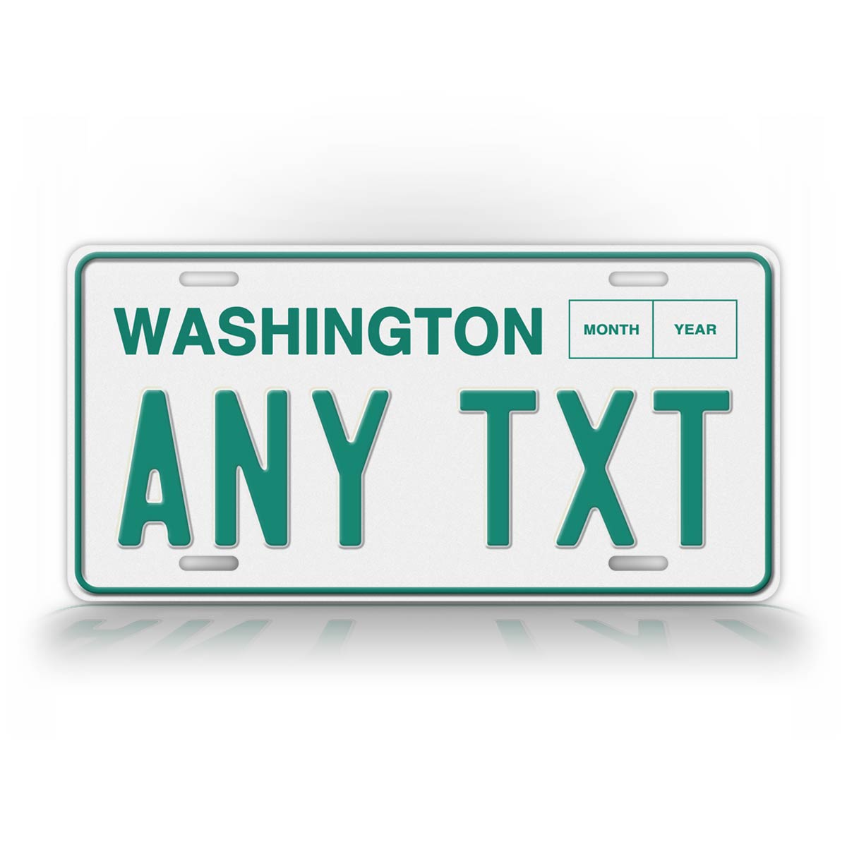 Personalized 1982-1986 Washington State License Plate