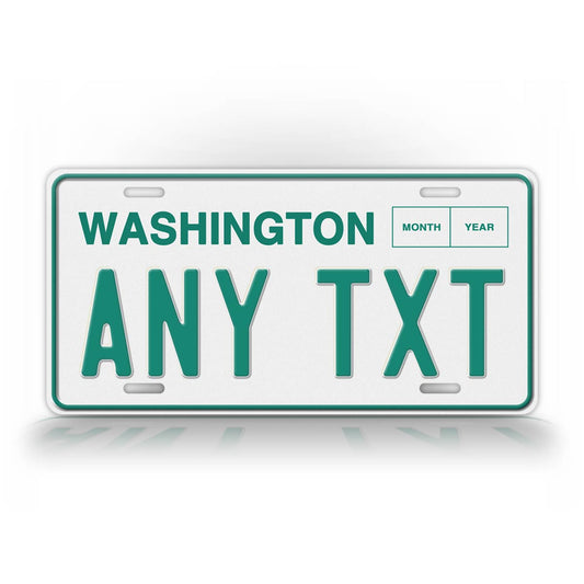 Personalized 1982-1986 Washington State License Plate