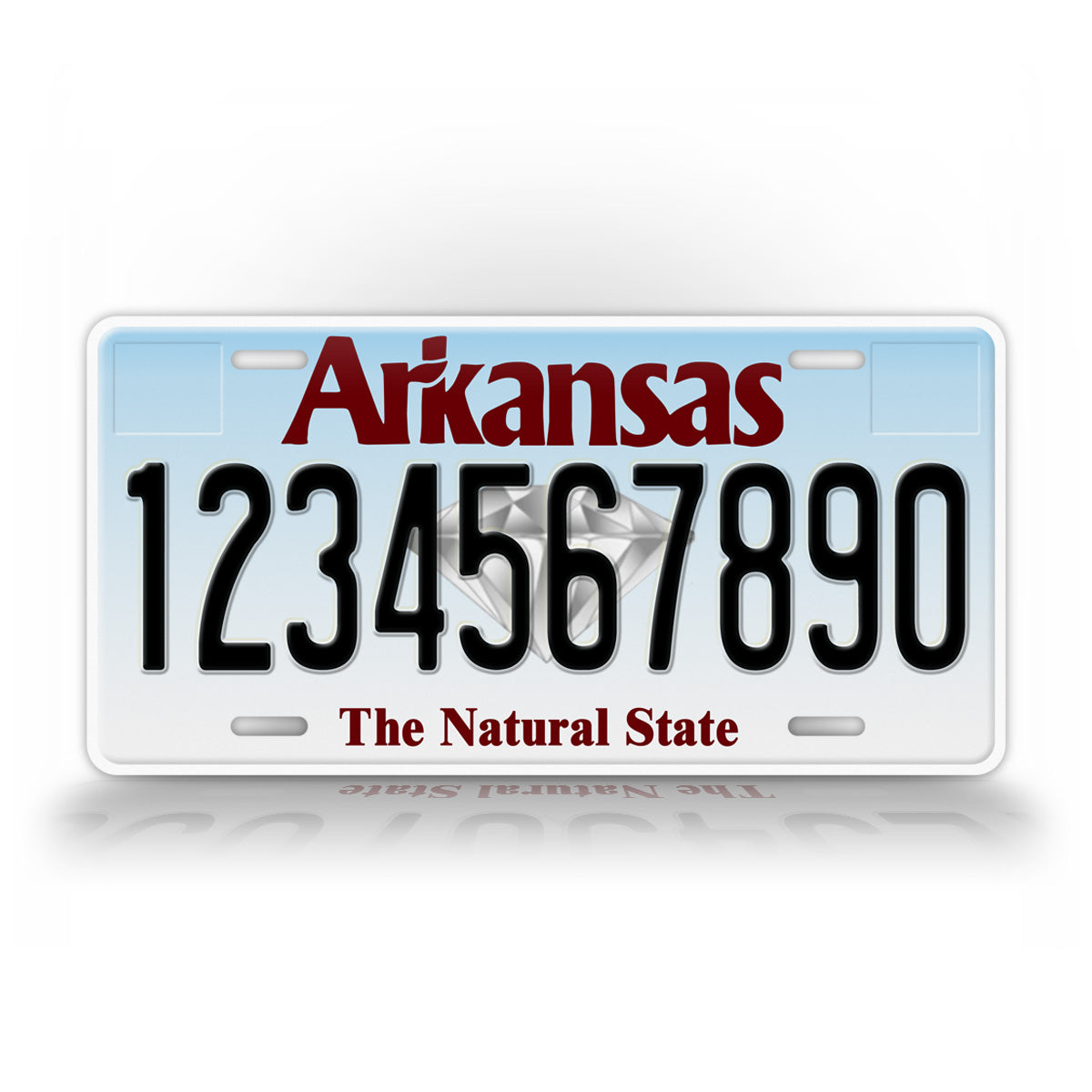 Personalized Arkansas State License Plate