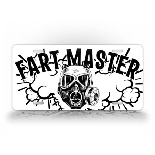 Silly Fart Master Prank License Plate
