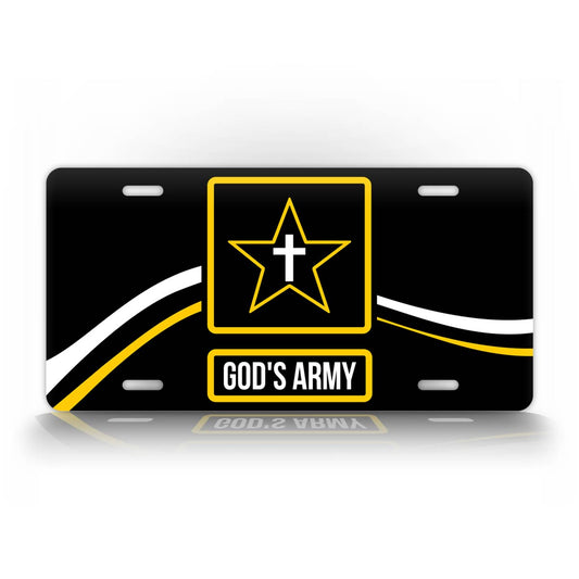 God's Army Christian License Plate