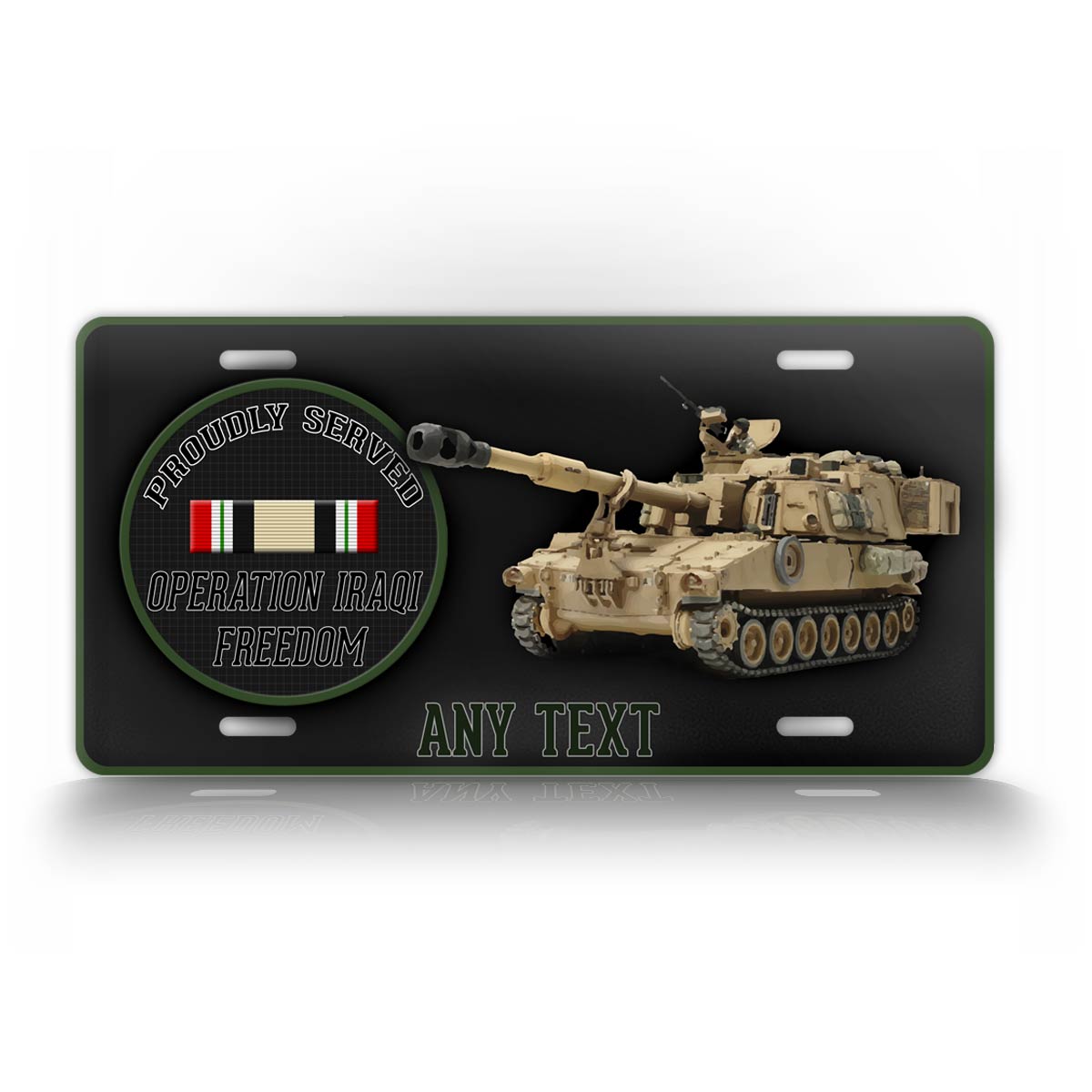 Iraq Campaign Veteran License Plate