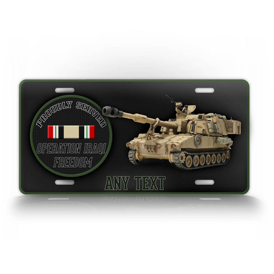 Iraq Campaign Veteran License Plate