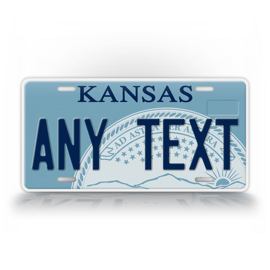 Custom Any Text Kansas State License Plate