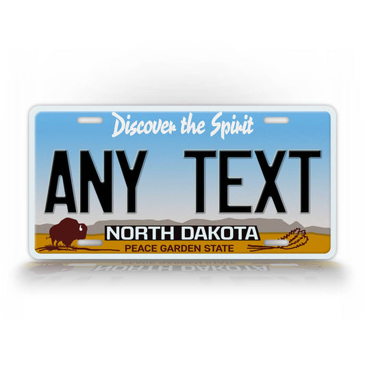 Personalized Novelty North Dakota License Plate