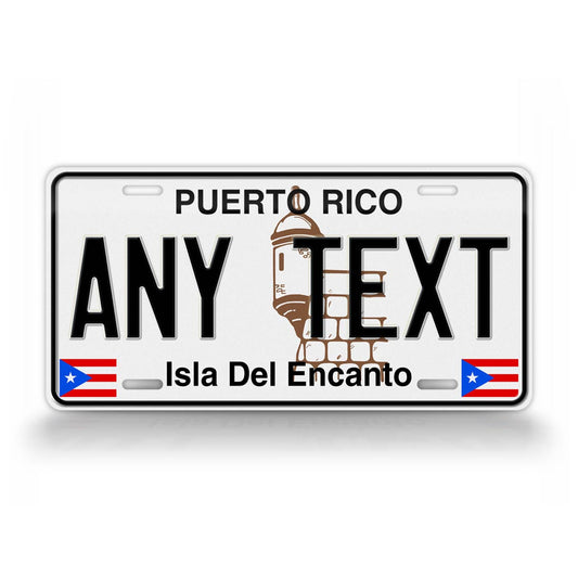 Old Puerto Rico Custom Novelty License Plate