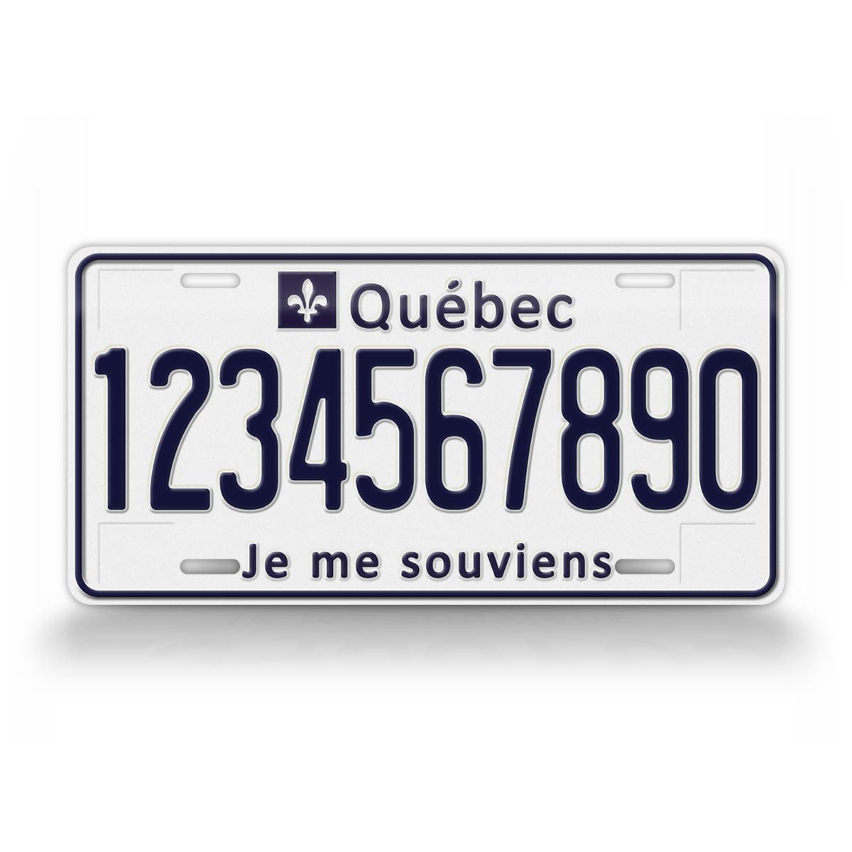 Personalized Text Quebec Canada Novelty License Plate