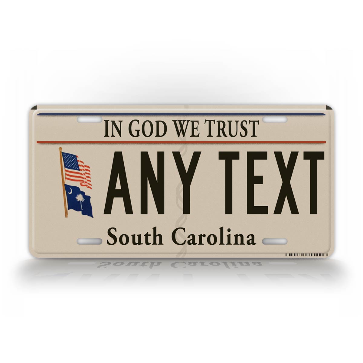 In God We Trust License Plate Frame Fear Ends When Faith Begins License Plate Frame - Stainless Steel Car Accessory Custom License Plate Frame - Foto 9