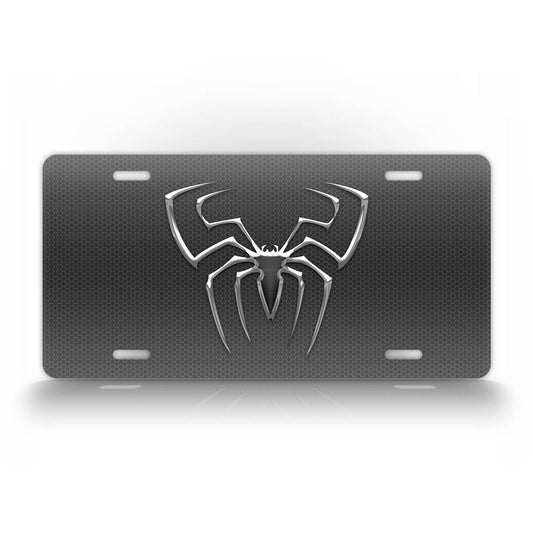 Spiderman Logo License Plate