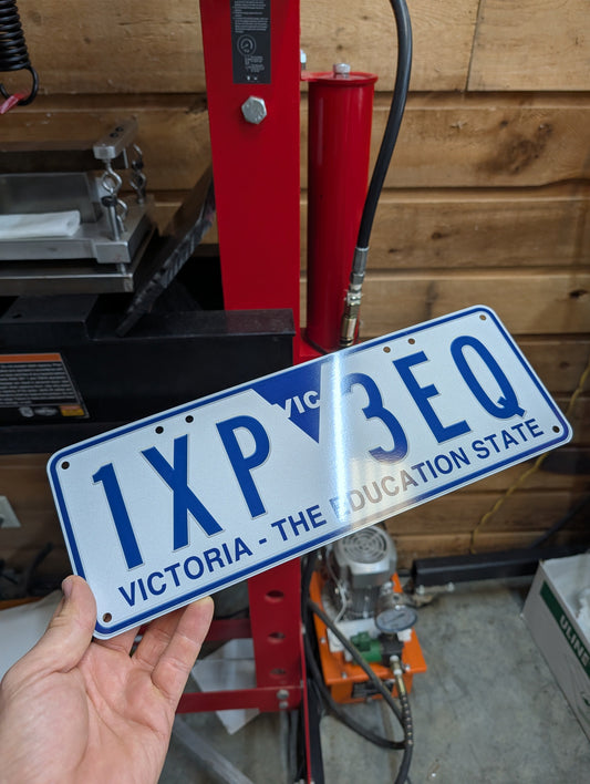 Getting ready to roll out Australian license plates!