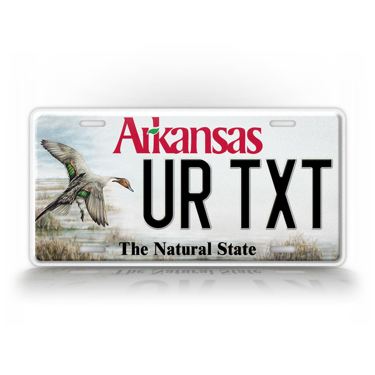 Custom Arkansas Wildlife The Natural State Personalized License Plate