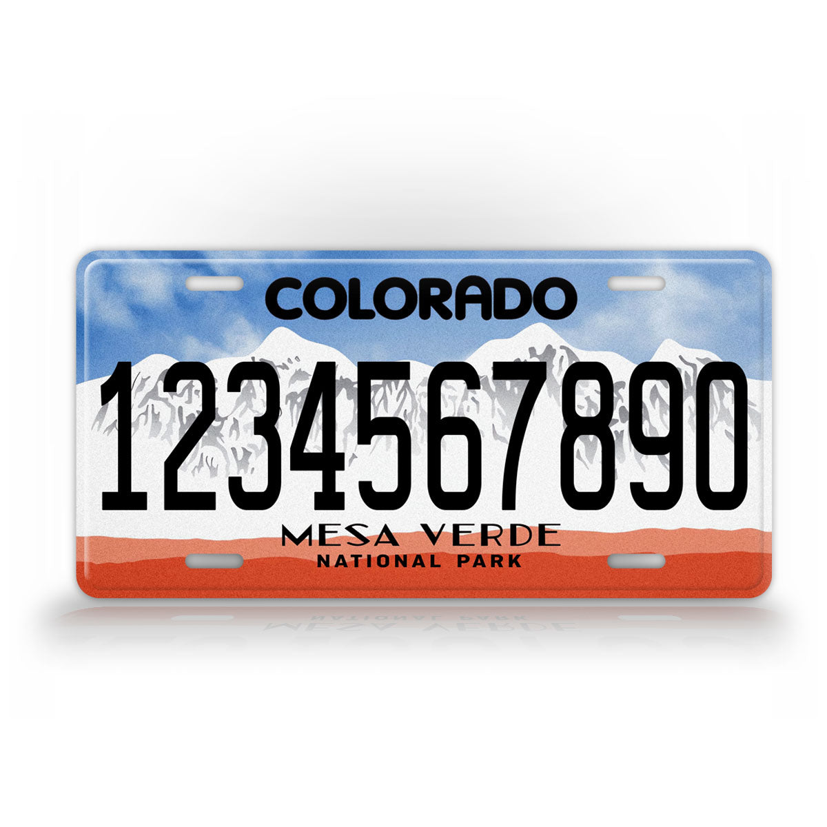 Custom Colorado Mesa Verde License Plate