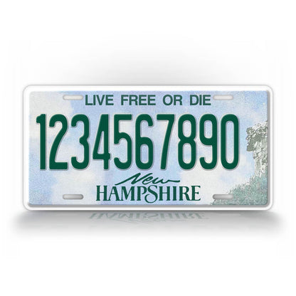 Custom New Hampshire State Vanity License Plate