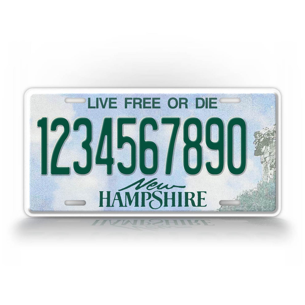 Custom New Hampshire State Vanity License Plate – SignsAndTagsOnline