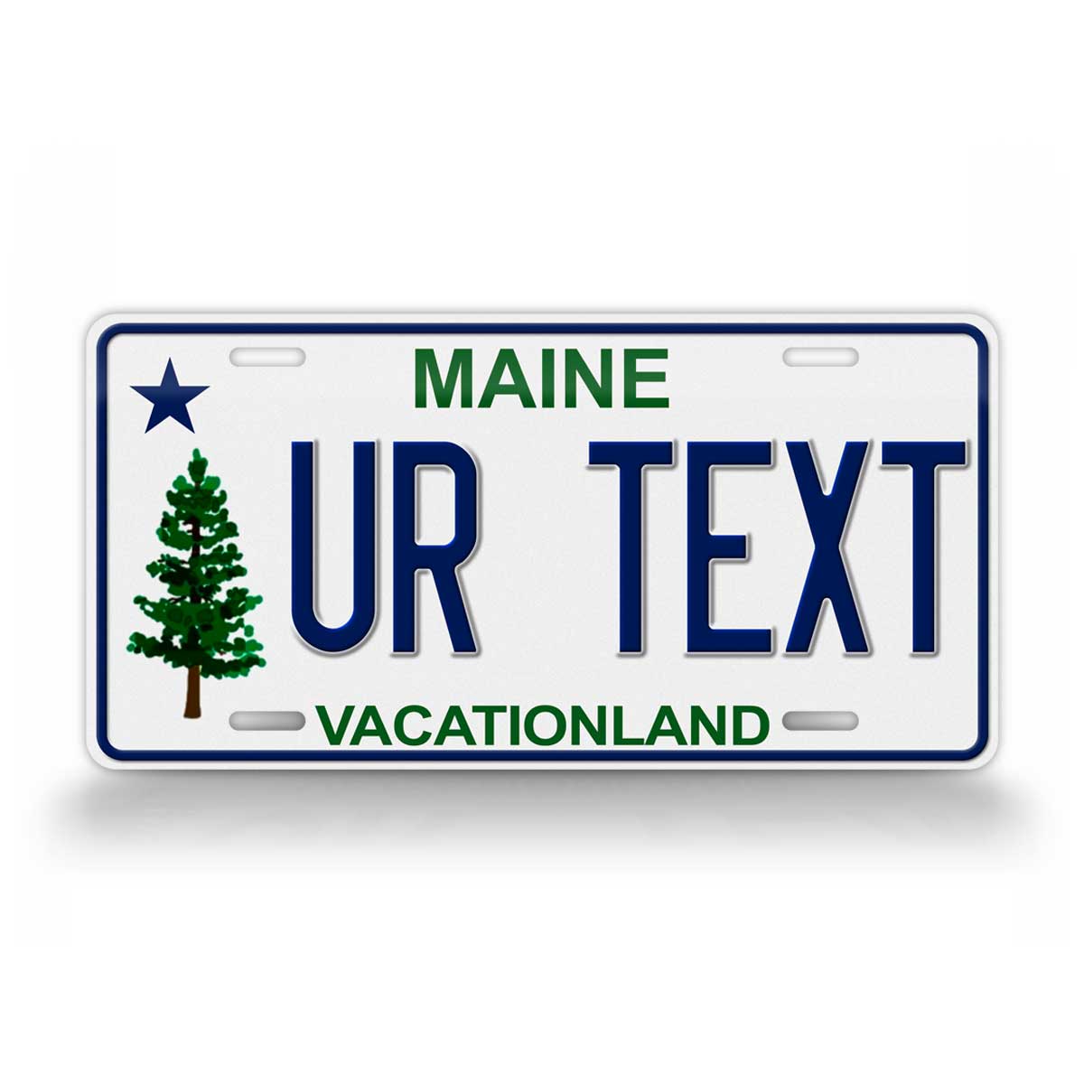 Custom Maine "Vacationland" License Plate