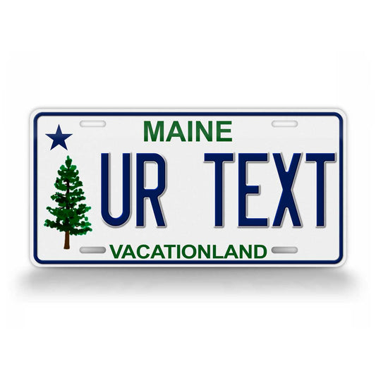 Custom Maine "Vacationland" License Plate