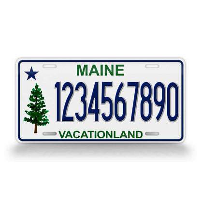 Custom Maine "Vacationland" License Plate