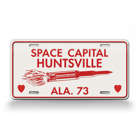 Alabama "Space Capital Huntsville" License Plate