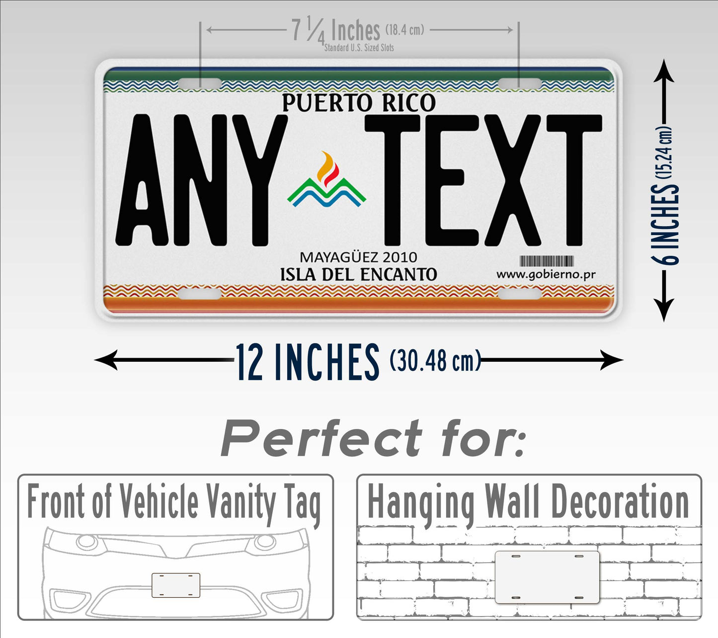 Personalized Puerto Rico Mayaguez License Plate