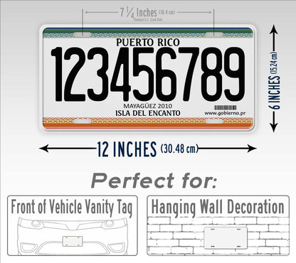 Personalized Puerto Rico Mayaguez License Plate