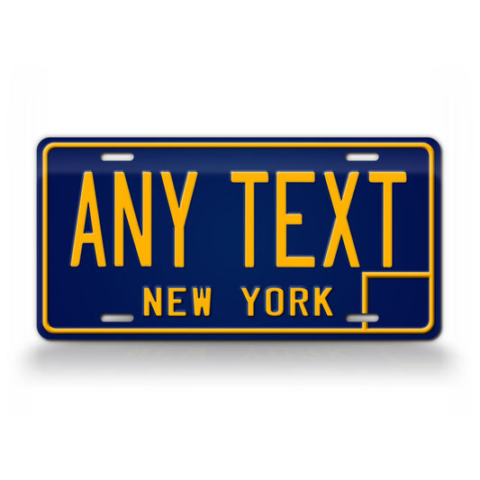 Personalized New York 1966-1972 Custom License Plate