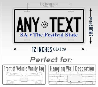 South Australia Festival State US Size License Plate
