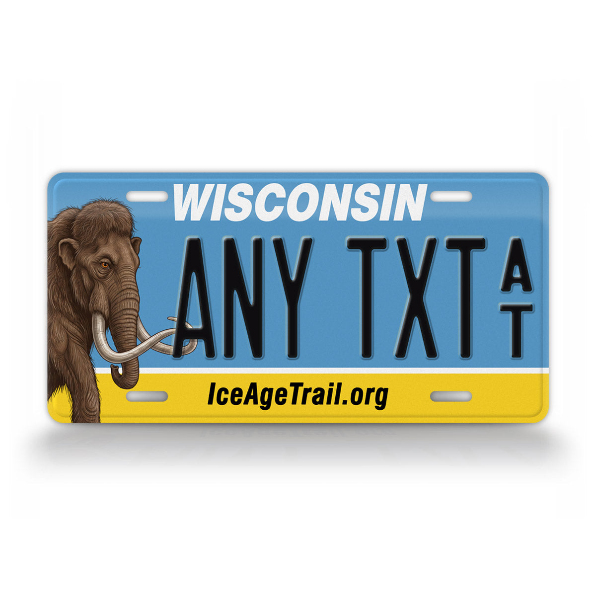 Wisconsin Ice Age Trail Custom License Plate