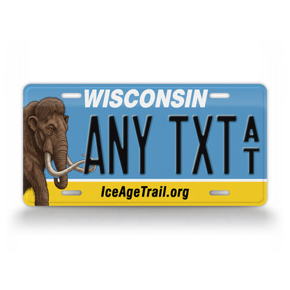 Wisconsin Ice Age Trail Custom License Plate