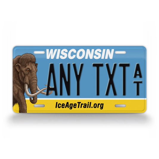 Wisconsin Ice Age Trail Custom License Plate