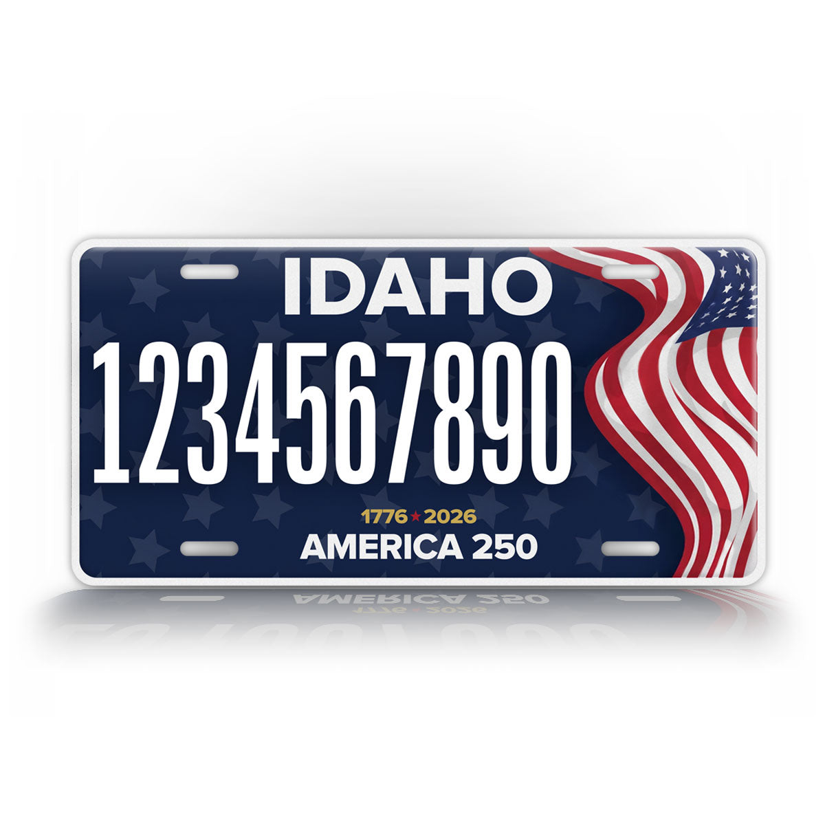 Personalized Idaho America 250 License Plate