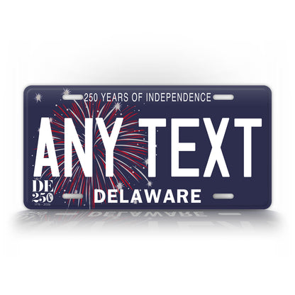 Personalized Delaware America 250 License Plate