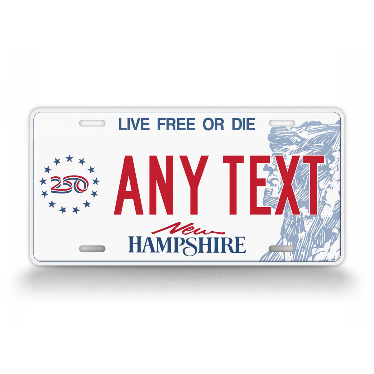 Personalized New Hampshire America 250 License Plate