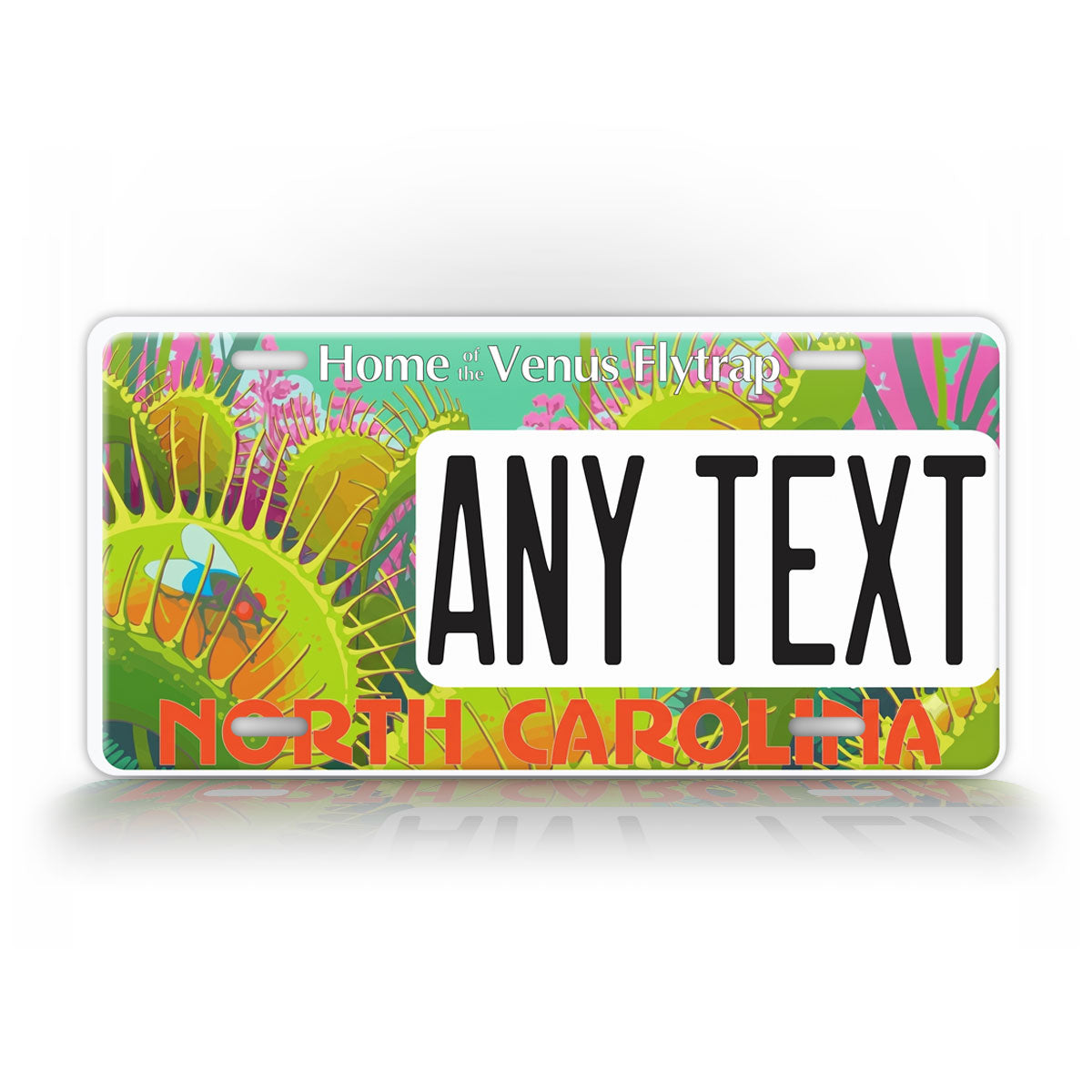 Custom North Carolina Venus Fly Trap License Plate