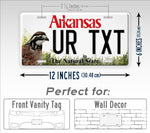 Custom Arkansas Wildlife The Natural State Personalized License Plate
