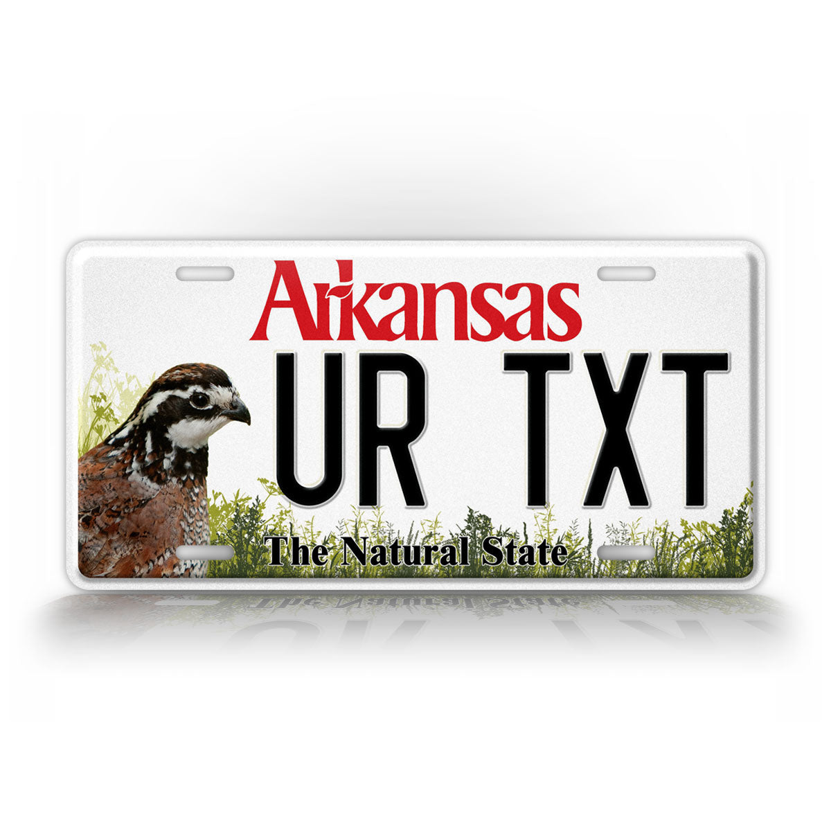 Custom Arkansas Wildlife The Natural State Personalized License Plate