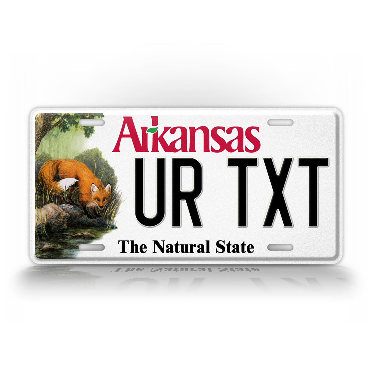 Custom Arkansas Wildlife The Natural State Personalized License Plate