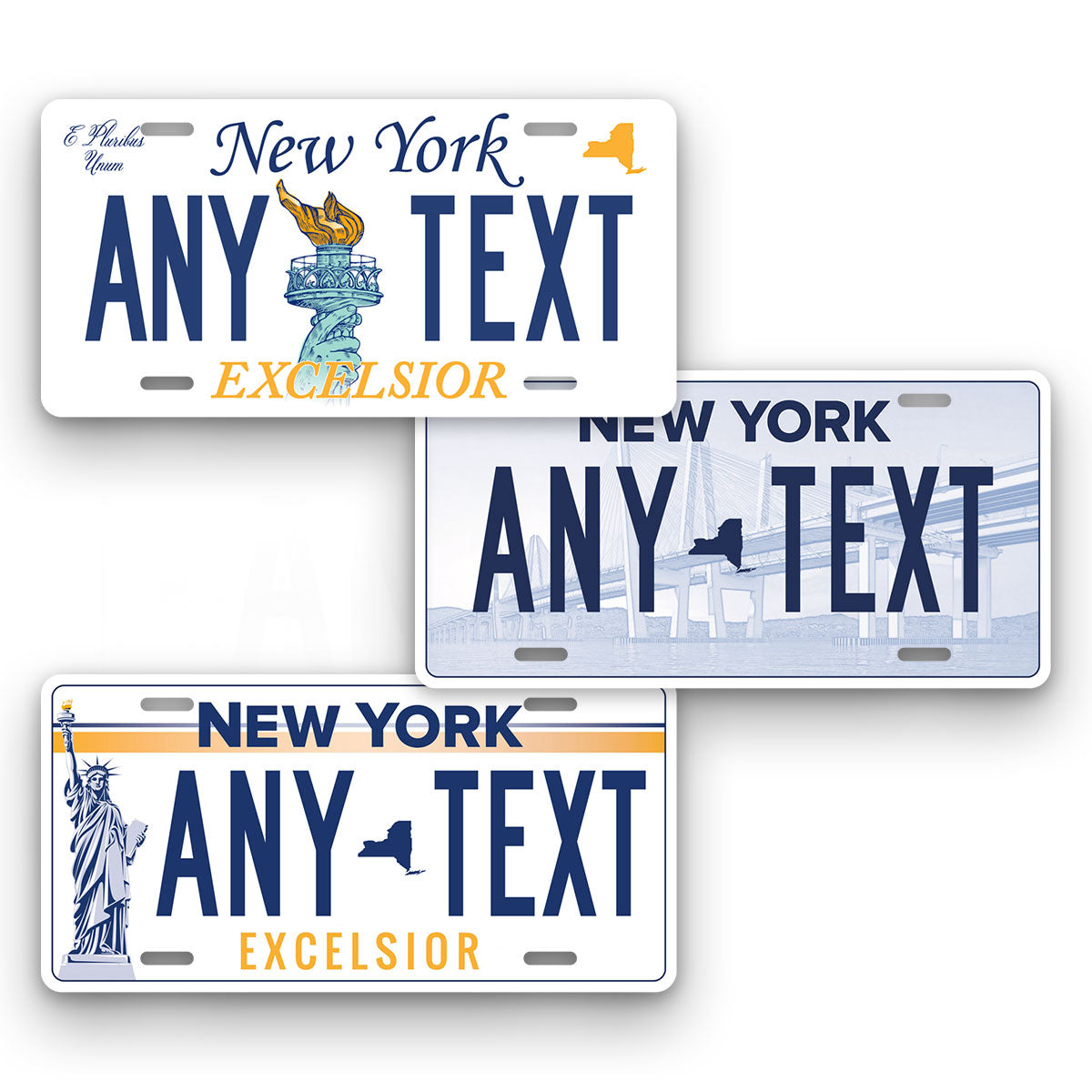 New York Voting Option Custom Novelty License Plate