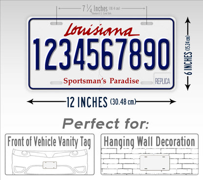 Personalized Louisiana America 250 License Plate