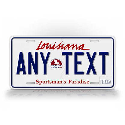 Personalized Louisiana America 250 License Plate